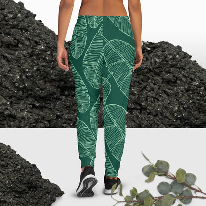 Palm Leaf- Women's Joggers