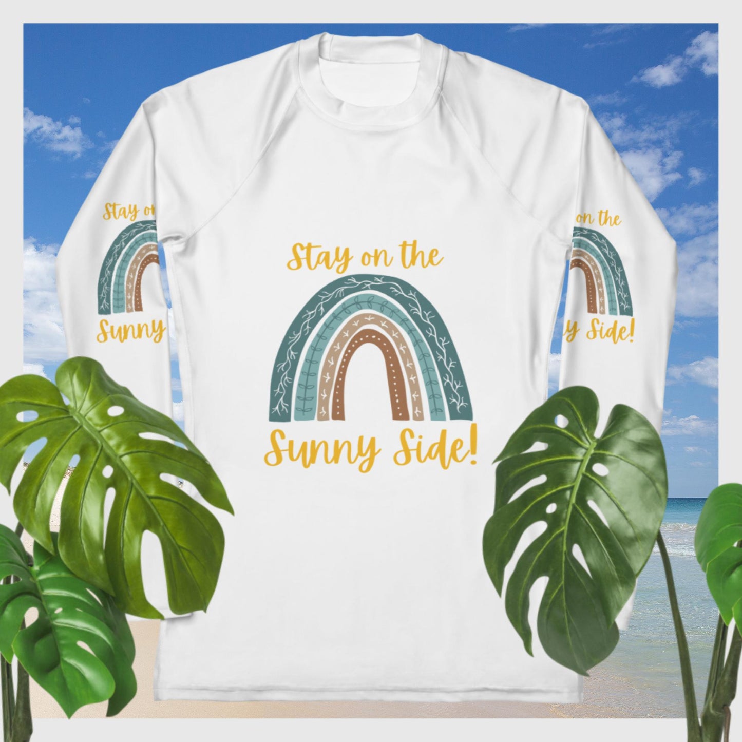 Stay on the Sunny Side- Women's Rash Guard