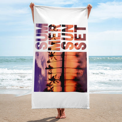 Hawaiian Summer Sunset- Beach Towel