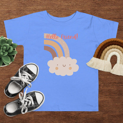 Hello Friend- Toddler Short Sleeve Tee