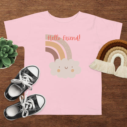 Hello Friend- Toddler Short Sleeve Tee