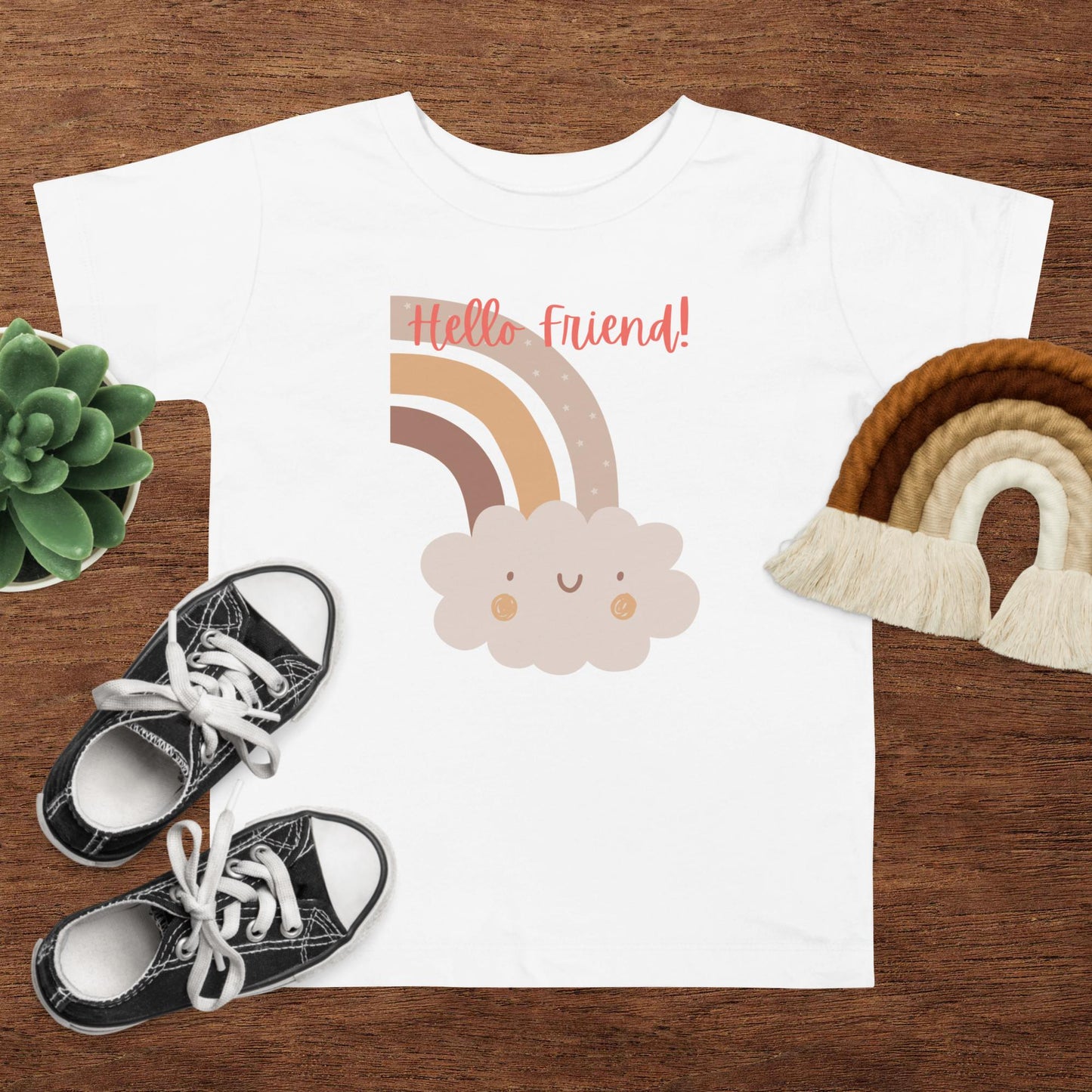 Hello Friend- Toddler Short Sleeve Tee