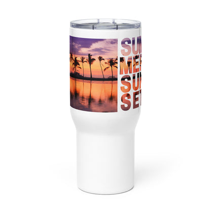 Hawaiian Summer Sunset- Stainless Steel Travel Mug