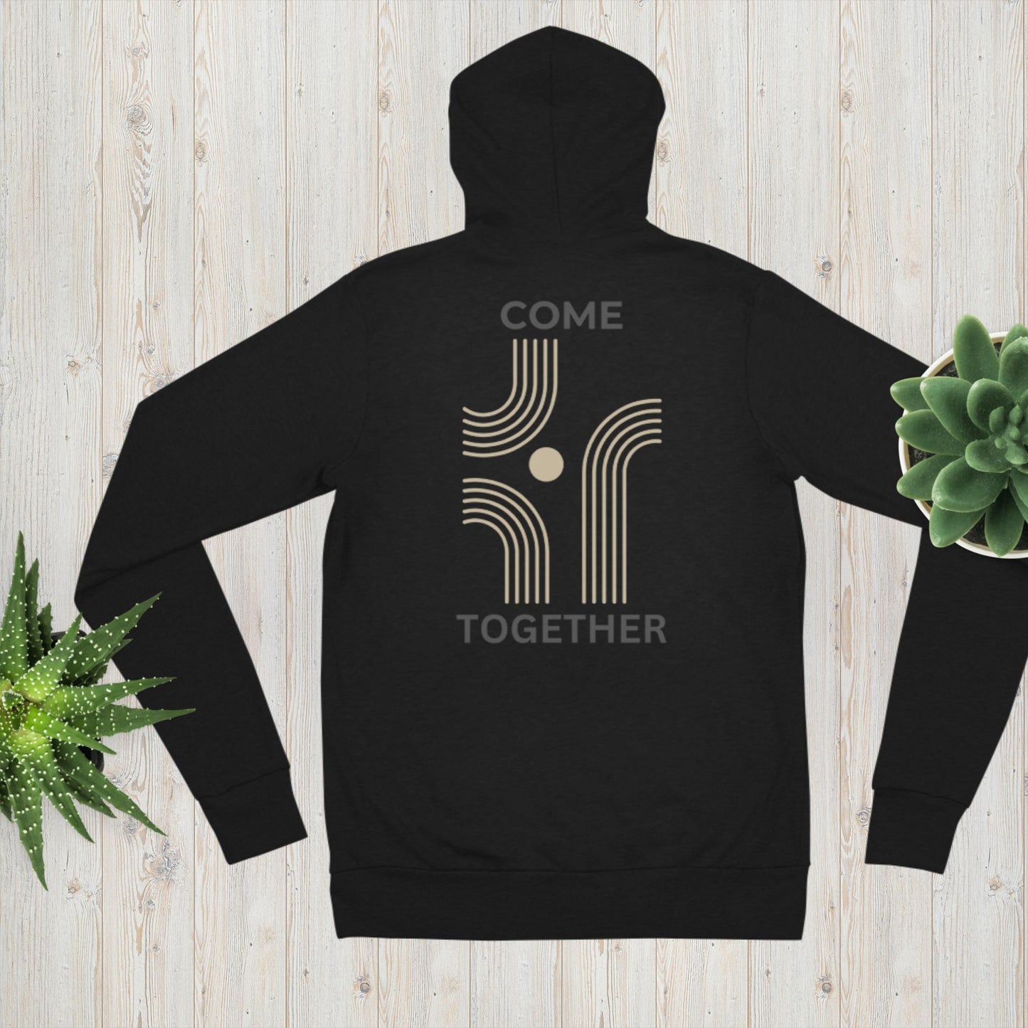 Come Together- Unisex zip hoodie