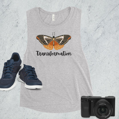 Transformation Butterfly- Ladies’ Muscle Tank