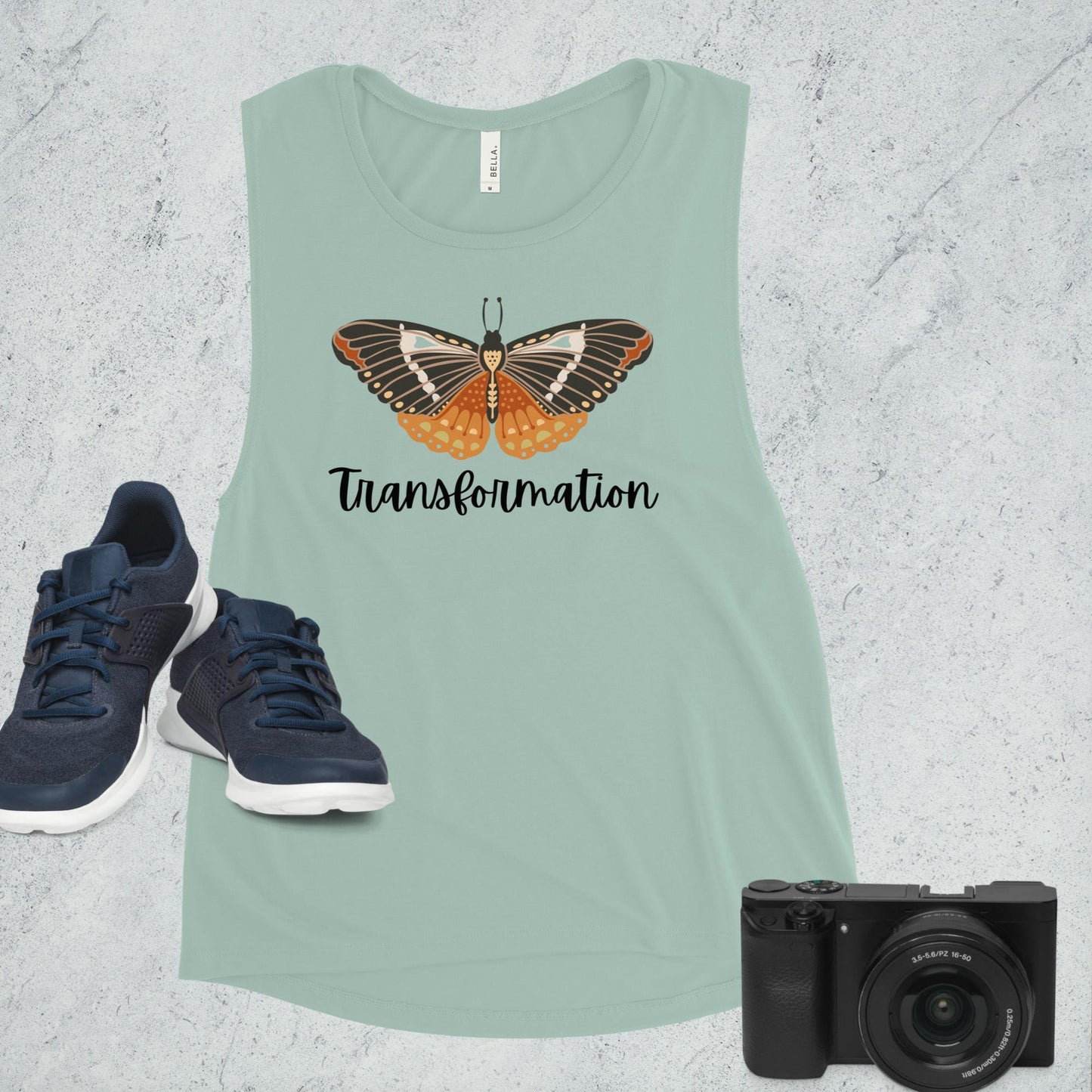 Transformation Butterfly- Ladies’ Muscle Tank