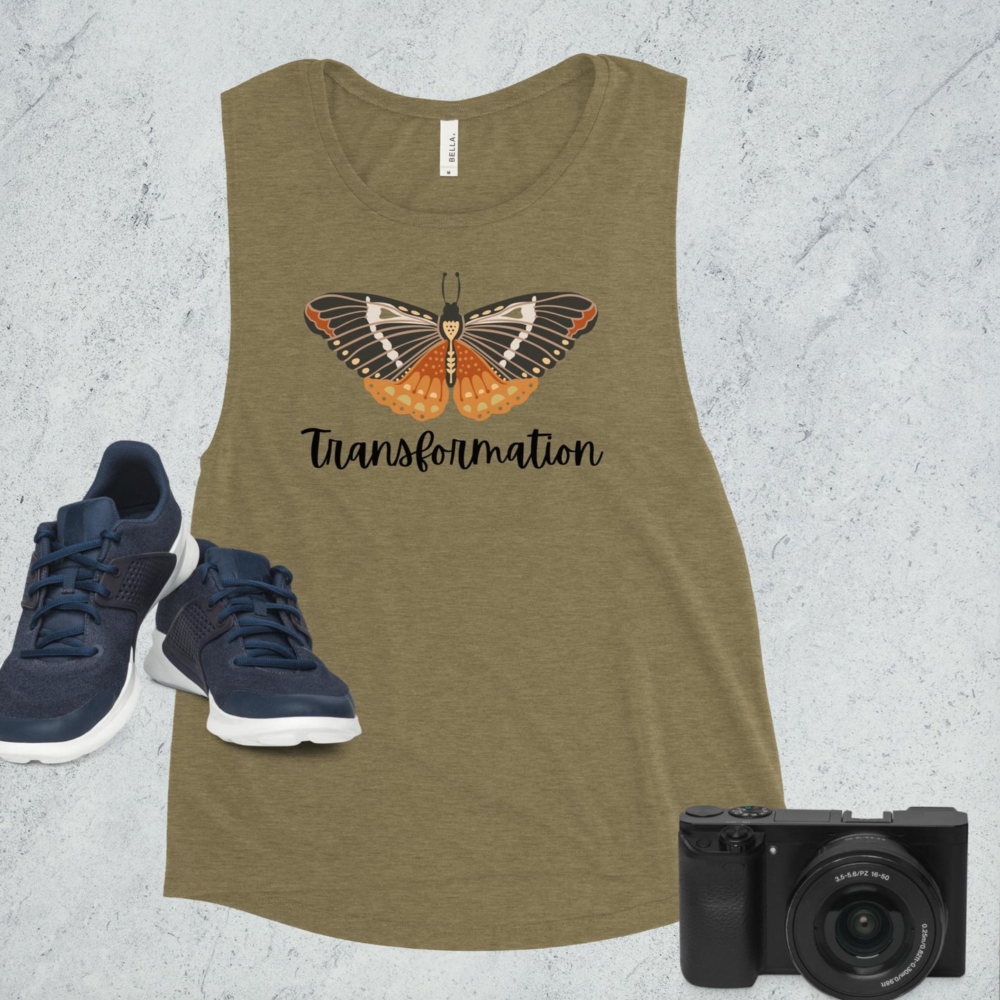 Transformation Butterfly- Ladies’ Muscle Tank