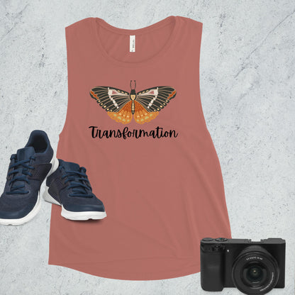 Transformation Butterfly- Ladies’ Muscle Tank