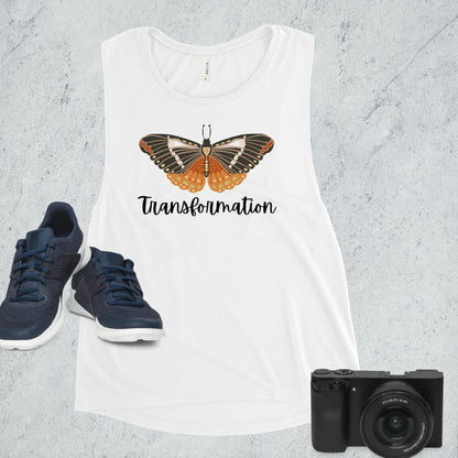 Transformation Butterfly- Ladies’ Muscle Tank