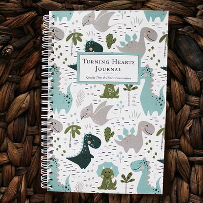 Dinosaurs-Cover-Turning-Hearts-Journal-Parent-Child-Journal-Age-9-and-under